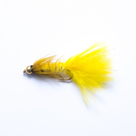 Yellow Gold Head Woolly Bugger Lure