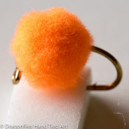 Orange Micro Gold Head Egg Fly