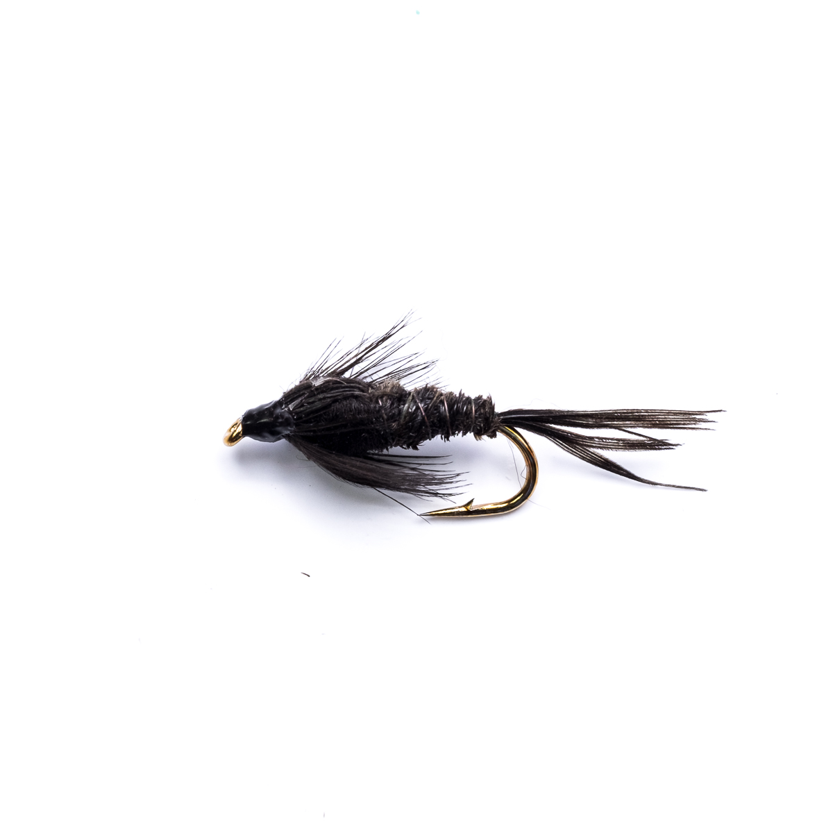 Size 10 with a special uv thorax. 3  Black Classic Pheasant Tail Nymphs.
