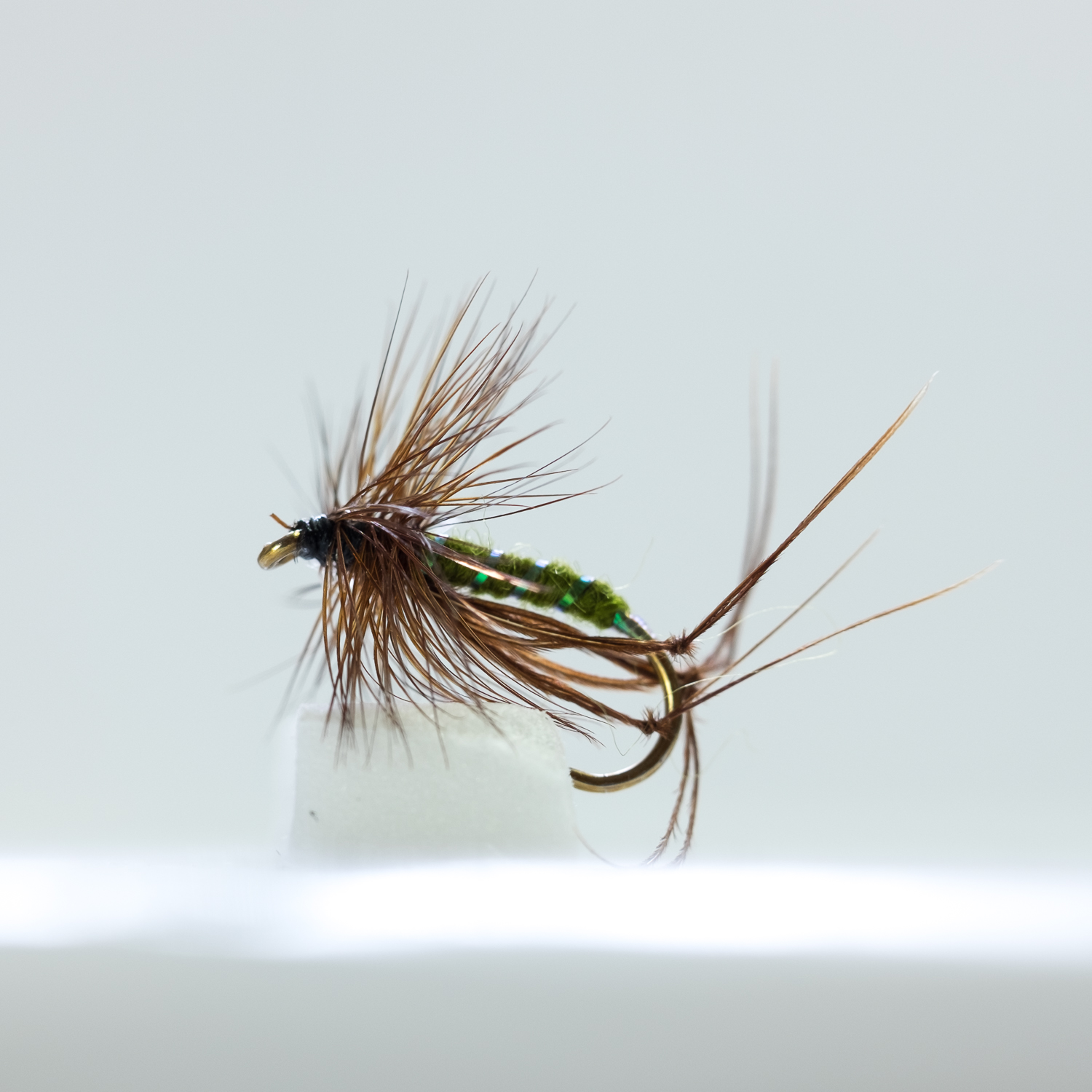Bristol Hopper Olive Dry Fly - Dragonflies