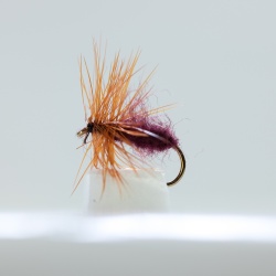 Bobs Bits  Claret Dry Fly
