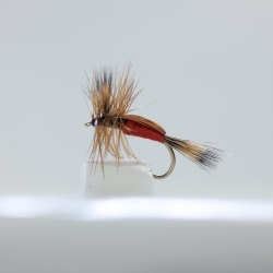 Red Humpy Dry Fly