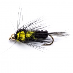 Fishing Flies Barbless Goldhead Montanas Trout Flies 4 x longshank Mixed 10/12